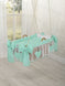 Moses Basket Hanging Crib - Mint Green Dots