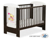 Houten babybedje 120x60cm – Teddybeer met strik