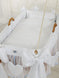 Moses Basket Hanging Crib - Blue Dots