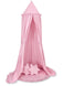 Hanging Canopy + Floor Play Mat + Pillows – Pink Set