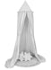 Hanging Canopy + Floor Playmat + Pillows – Gray Set