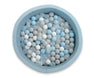 Plastic balls for the dry pool 50pcs light gray set