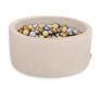 Ball Pit with 200 Beige Minky Balls (H-40 cm)