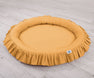 Hanging canopy + nest with flounce honey yellow set