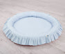 Hanging canopy + nest with flounce blue set
