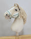 Adjustable Halter for Hobby Horse A3 – Sage with White Furry