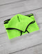 Set for Hobby Horse A4: Fleece Blanket + Earmuffs – Neon Green