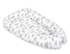Baby Nest Double-Sided Premium Cocoon for Infants BOBONO – Clouds Gray