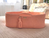 Moses Basket BOHO Handmade Cotton with Mattress – Salmon