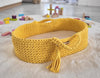 Moses Basket BOHO Cotton – Doll Carrier – Yellow