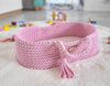 Moses Basket BOHO Cotton – Doll Carrier – Pink