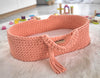 Moses Basket BOHO Cotton – Doll Carrier – Peach