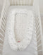 Baby Nest Double-Sided Premium Cocoon for Infants BOBONO – Mini Gray Stars