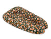 Baby Nest Double-Sided Premium Cocoon for Infants BOBONO – Fox Family on Green