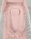 Baby Nest Premium Cocoon for Infants with a Ruffle MY SWEET BABY – Pastel Pink