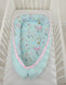Double-Sided Baby Nest Premium Cocoon – Moons Mint by BOBONO