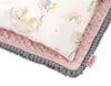 Double-Sided Minky Blanket and Pillow Set – Balloons 1