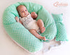 Multifunctional Pregnancy Pillow Longer – Mini-Rosette Mint