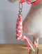 Tether for Hobby Horse Made of Double-Twine Cord – Neon Pink/White