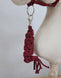 Set for Hobby Horse A3: Halter + Cord Tether – Burgundy