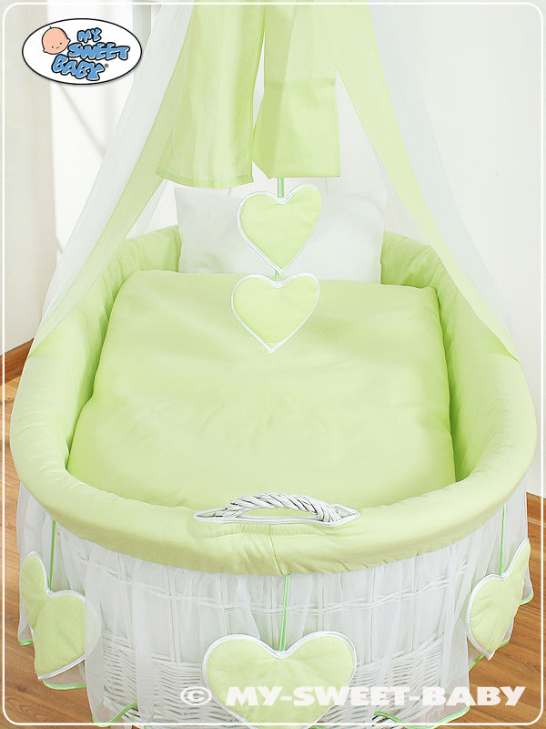 Moses Baskets Wicker Drape Crib – Big Wheels