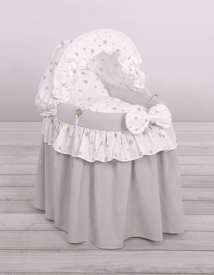 Wicker Moses Baskets for Dolls