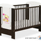 Houten babybedje 120x60cm – Teddybeer met strik