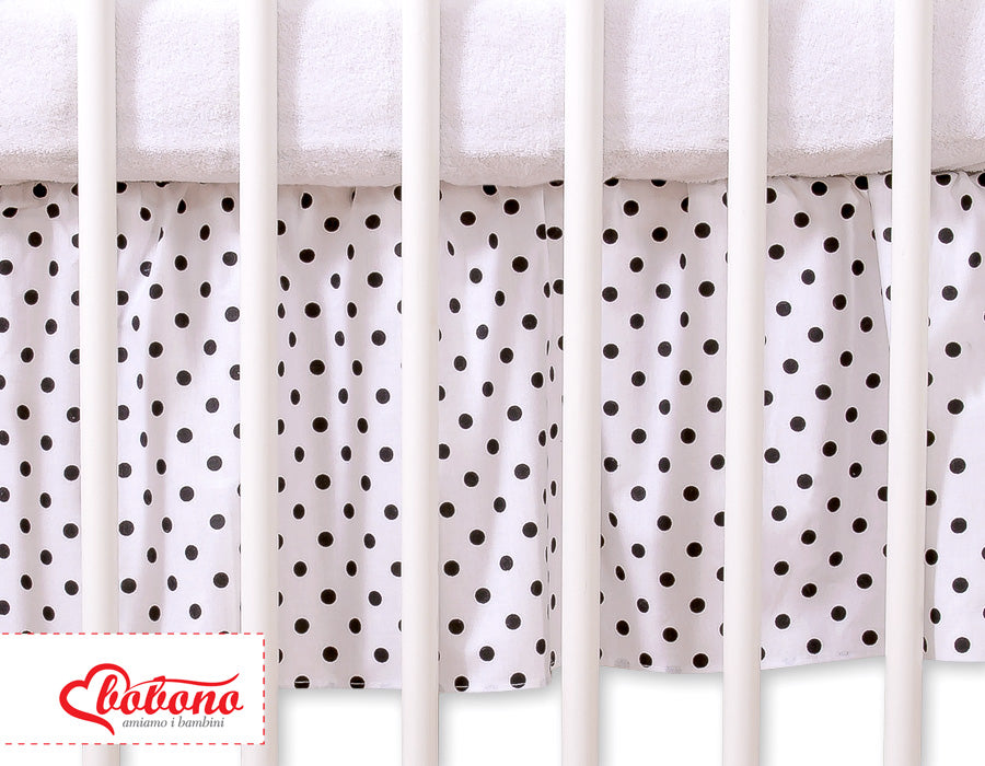 Dust Ruffle-Masking Flounce for Cot 140cm