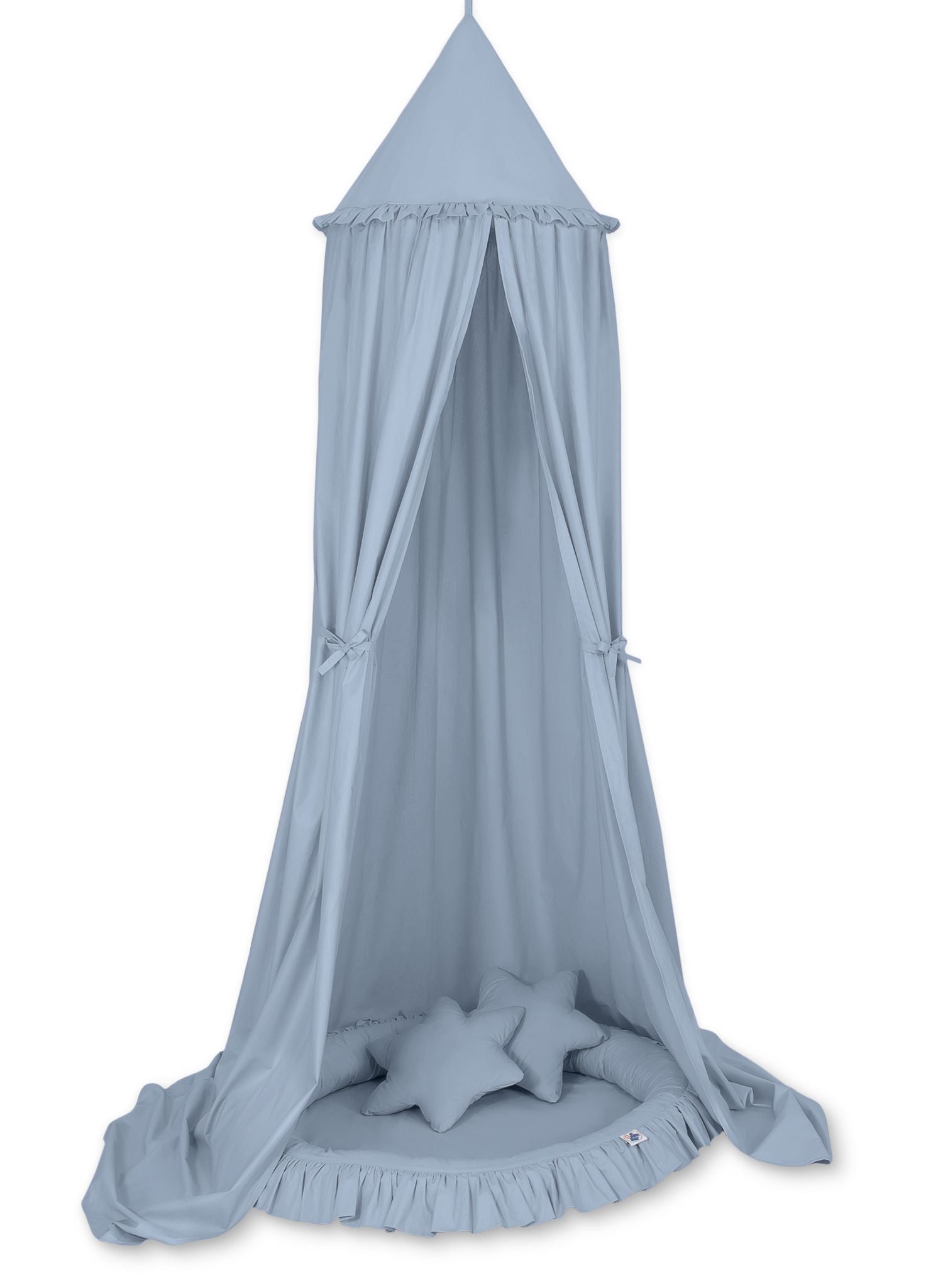 Set: Hanging Canopy + Nest with Flounce + Pillows