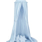 Hanging Canopy + Floor Play Mat + Pillows – Blue Set