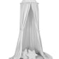 Hanging Canopy + Floor Playmat + Pillows – Gray Set