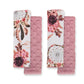 Double-Sided Pads BOBONO for Seat Belts – Flower Dream Catchers/Pastel Pink
