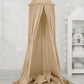 Hanging canopy + nest with flounce + pillows beige set