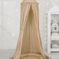 Hanging canopy + nest with flounce beige set
