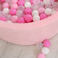 Plastic Balls ForTheDryPool50pcs–Pink