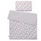 Baby Cotton Bedding Set 2-Pcs 120x90 cm – Hedgehogs Grey