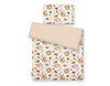Baby Cotton Bedding Set 2-Pcs 120x90 cm – Sloths Beige/Beige
