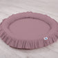 Nest with flounce pastel violet
