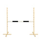 Jumping Obstacle for Hobby Horse 120 cm Beam – Black
