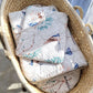Bedding Set 2-Pcs 75x100cm NEWBORN – Blue Birds