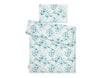 Baby Cotton Bedding Set 2-pcs 120x90 cm – Eucalyptus Mint