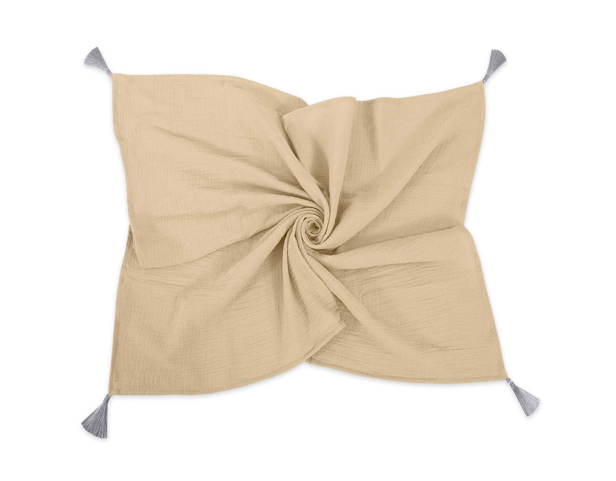 Muslin Blanket with Tassels