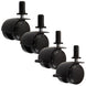 Baby Cot Castors – Set of 4 Black