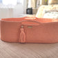 Moses Basket BOHO Handmade Cotton with Mattress – Salmon