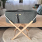 Laurel BOHO Handmade Moses Basket with Stand - Stylish & Practical Newborn Sleep Solution