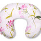 Breastfeeding Pillow – Flowers | Nursing Croissant with Removable Cover