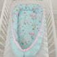 Double-Sided Baby Nest Premium Cocoon – Moons Mint by BOBONO