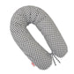 Multifunctional Pregnancy Pillow Longer – Black Mini-Rosette