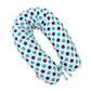 Multifunctional Pregnancy Pillow Longer – Mint-Navy Blue Dots