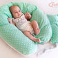 Multifunctional Pregnancy Pillow Longer – Mini-Rosette Mint